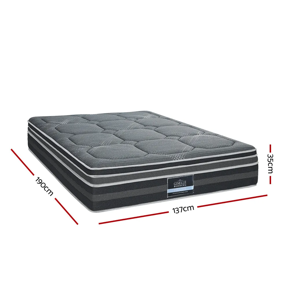 Platinum Series 7 Zone Dual Euro Top Mattress 35CM Thick - Double