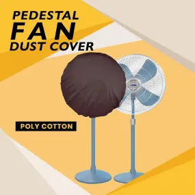 Poly Cotton Waterproof & Dustproof Pedestal Fan Cover