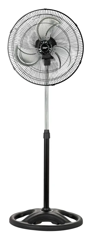 PowerZone CZHVP18EXP High-Velocity Pedestal Fan, 120 V, 0.83 A, 90 deg Sweep, 18 in Dia Blade, 3-Blade, Metal Blade :EA: QUANTITY: 1