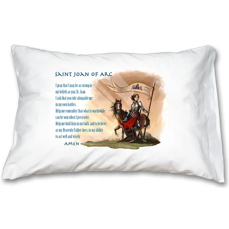 Prayer Pillowcase - St. Joan of Arc