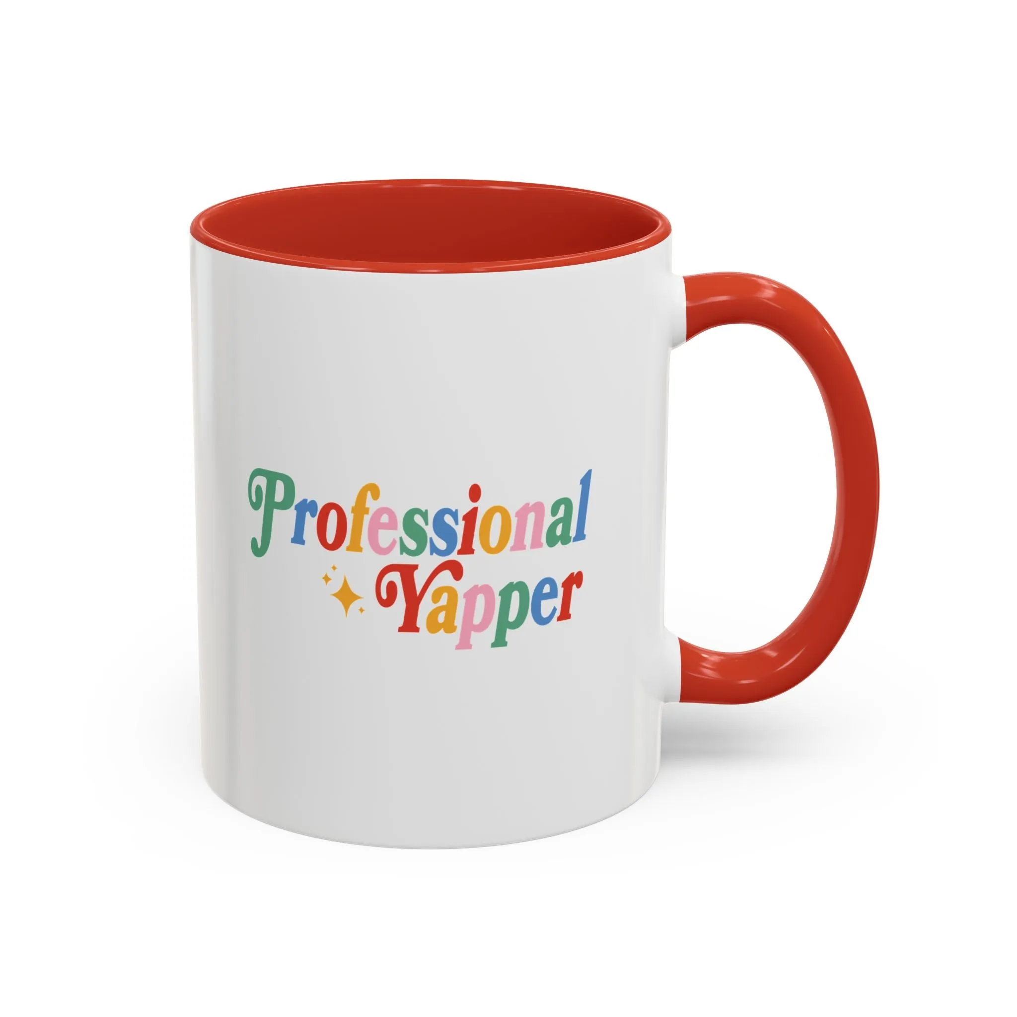 Professional Yapper Coffee Mug, Funny Teacher Therapist Gift, 11oz, 15oz, Sarcasm Humor Office Tea Cup, Ceramic Drinkware, Coworker Present