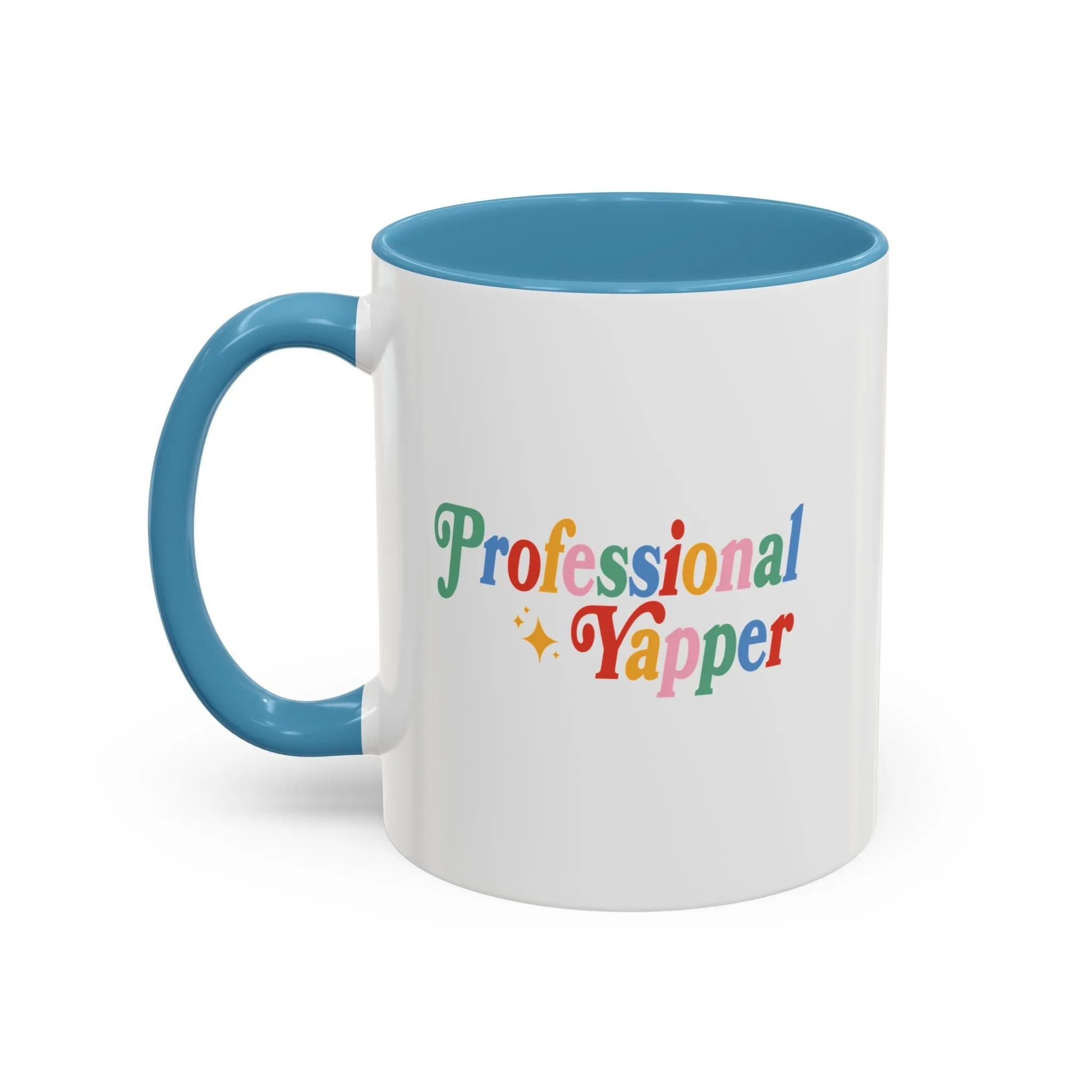 Professional Yapper Coffee Mug, Funny Teacher Therapist Gift, 11oz, 15oz, Sarcasm Humor Office Tea Cup, Ceramic Drinkware, Coworker Present