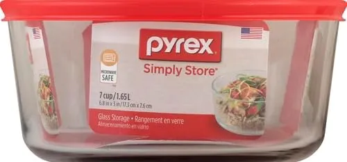 Pyrex Round Storage Dish With Lid – 7 Cup