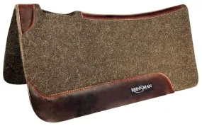 Reinsman Wool Felt Contour Saddle Pad, Dark Brown