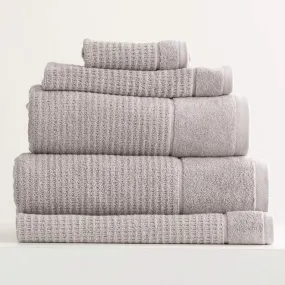 Renee Taylor Cambridge Textured 5 Piece Pumice Stone Towel Pack