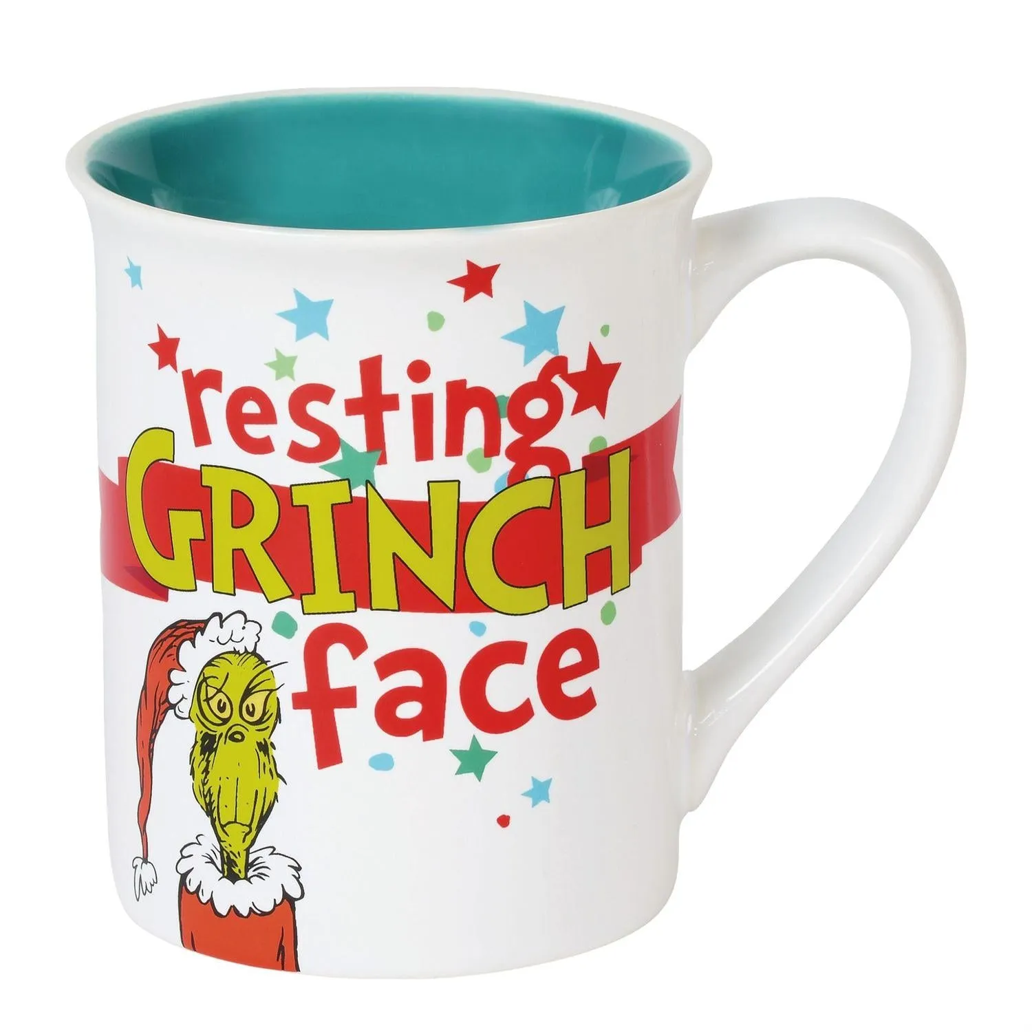 'Resting Grinch Face' Ceramic Mug