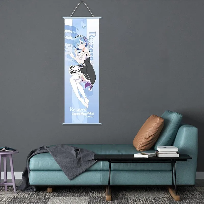 Re:Zero - Starting Life in Another World | Ram Anime Poster Wall Scroll | 70 x 25 Cm |