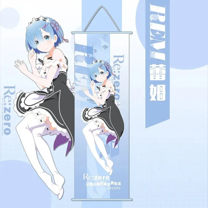 Re:Zero - Starting Life in Another World | Ram Anime Poster Wall Scroll | 70 x 25 Cm |