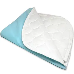 RMS Ultra Soft 4-Layer Washable and Reusable Incontinence Bed Pad - Waterproof Bed Pads, 34"X36" with Two 18" Flaps