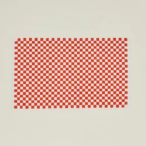 Roman Check Bath Mat - Paloma