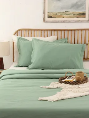 Sage Single Duvet Cover (Green)