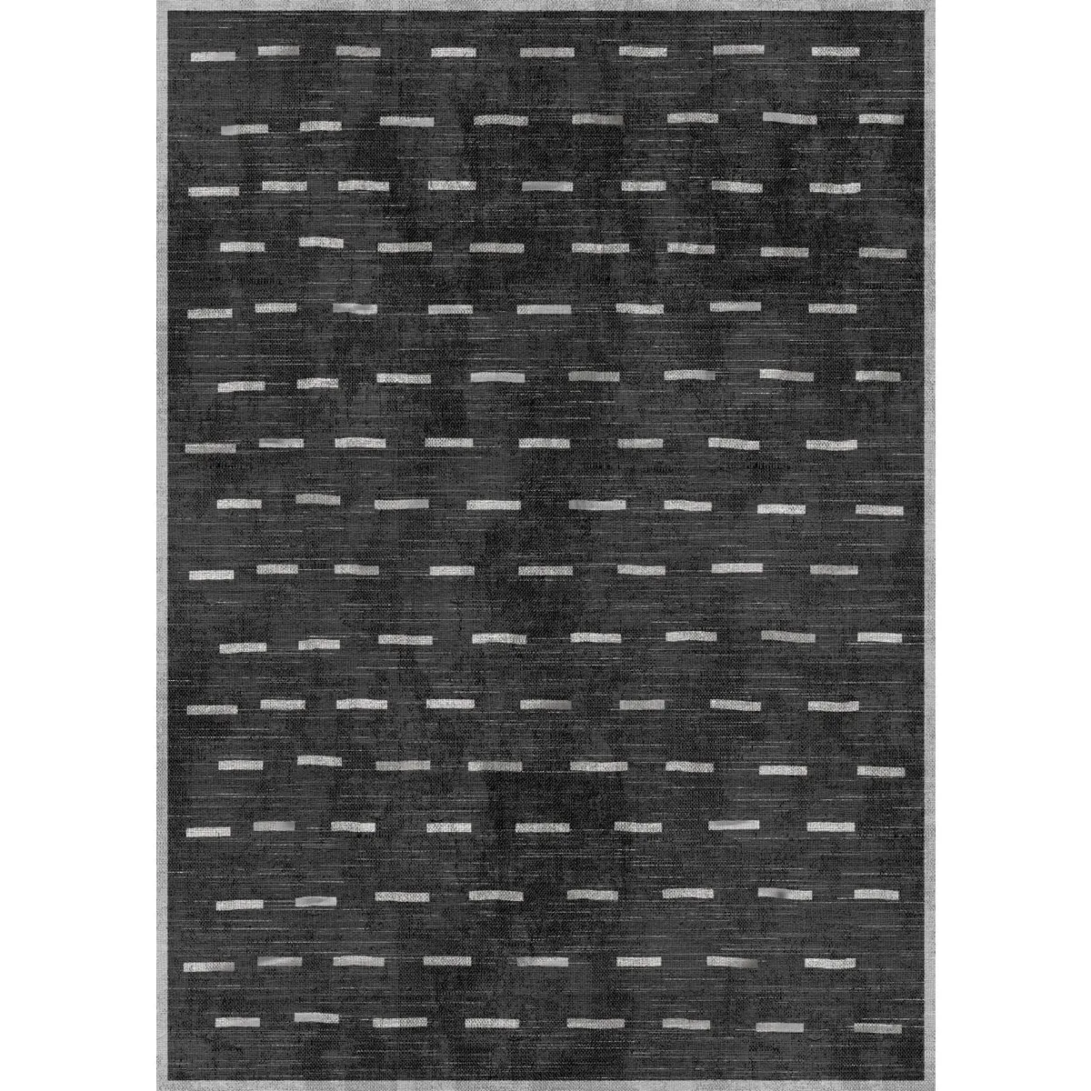 Sando Black Grey Rug