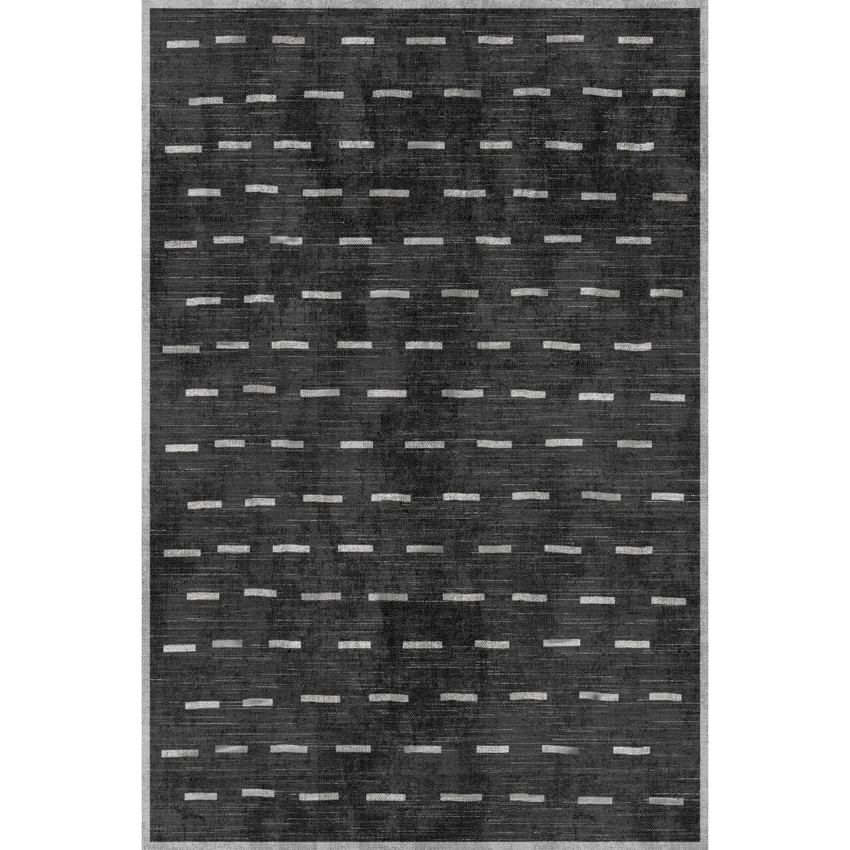 Sando Black Grey Rug