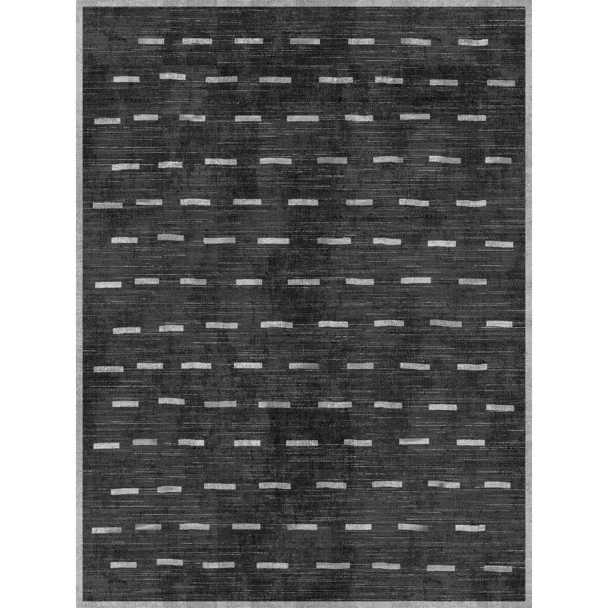 Sando Black Grey Rug