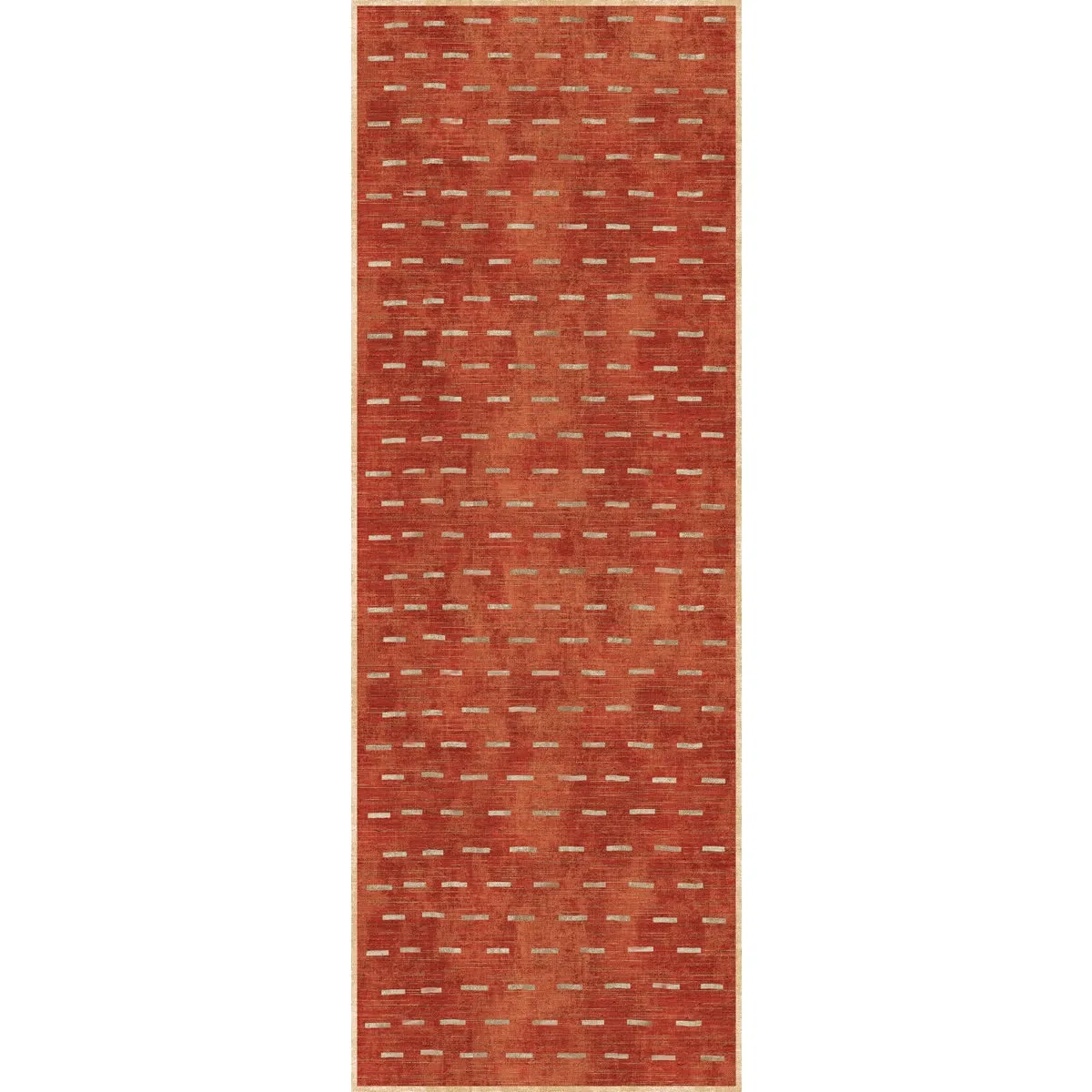 Sando Burnt Orange Natural Rug