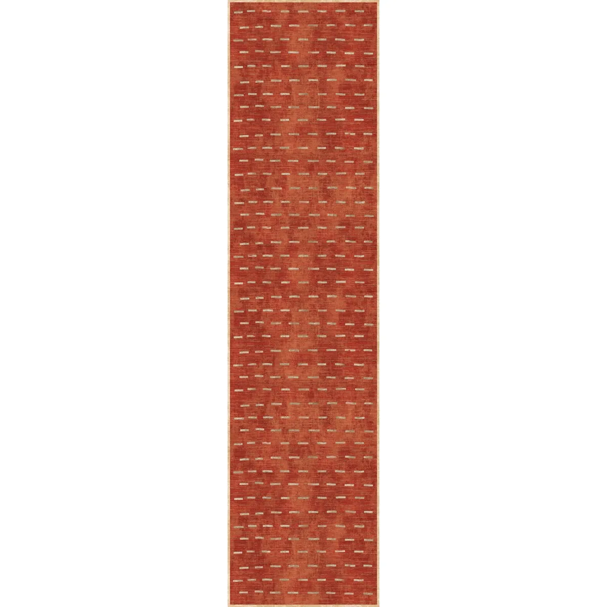 Sando Burnt Orange Natural Rug