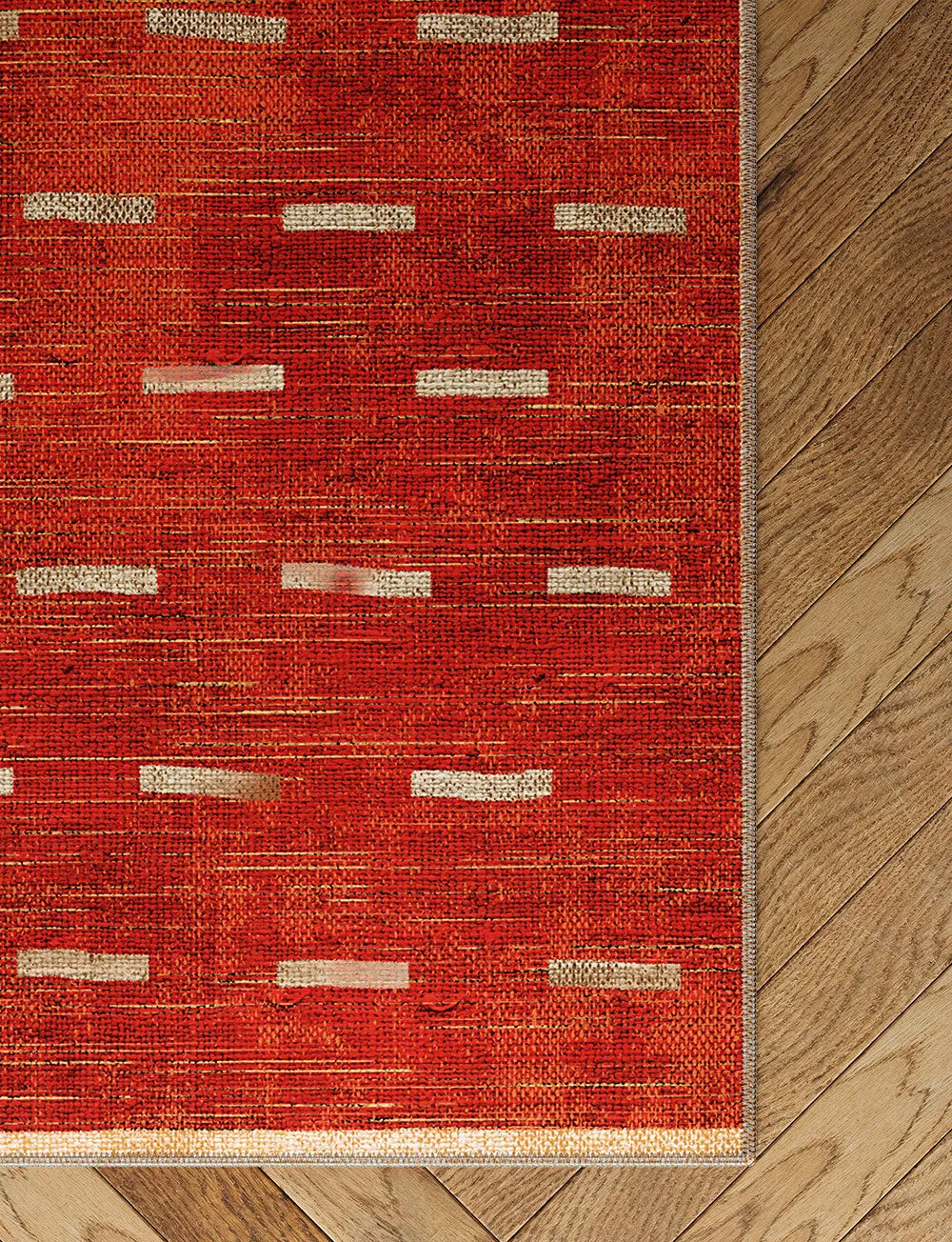 Sando Burnt Orange Natural Rug