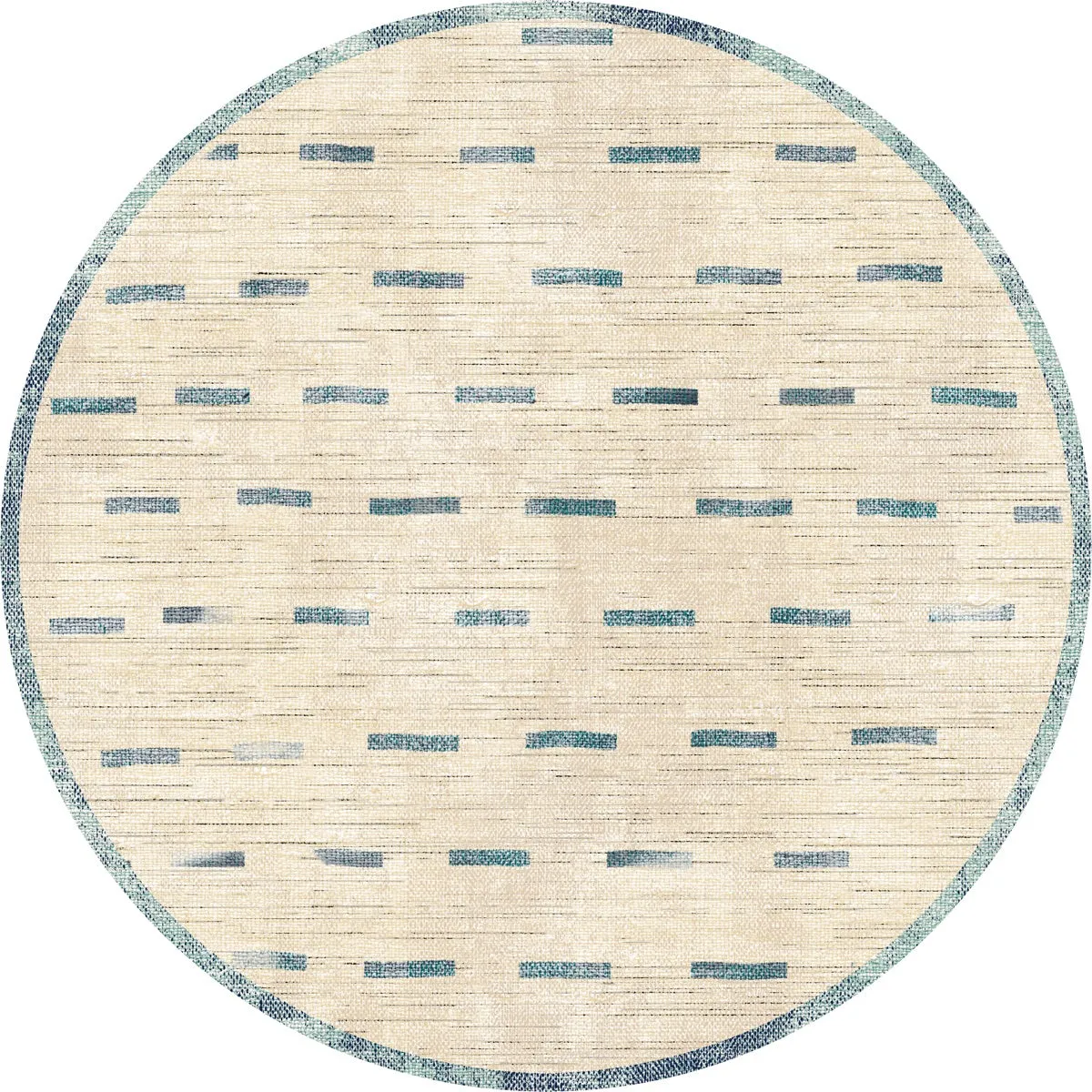 Sando Natural Teal Rug