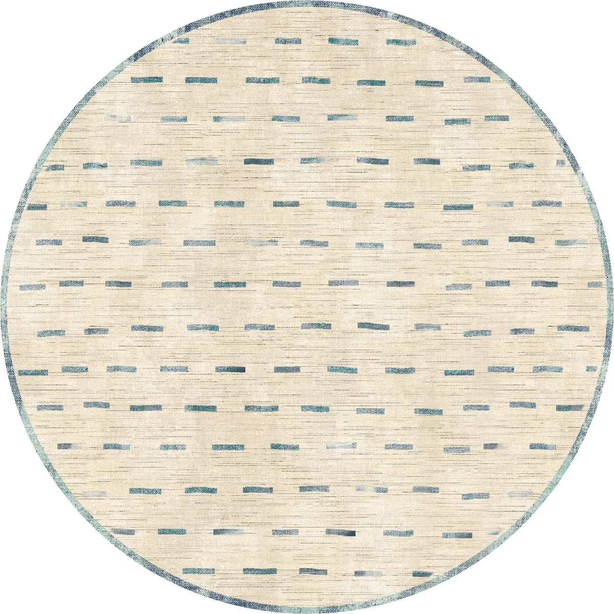 Sando Natural Teal Rug