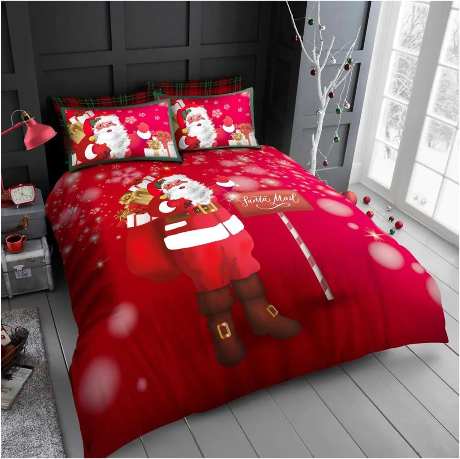 Santa Mail Duvet Cover