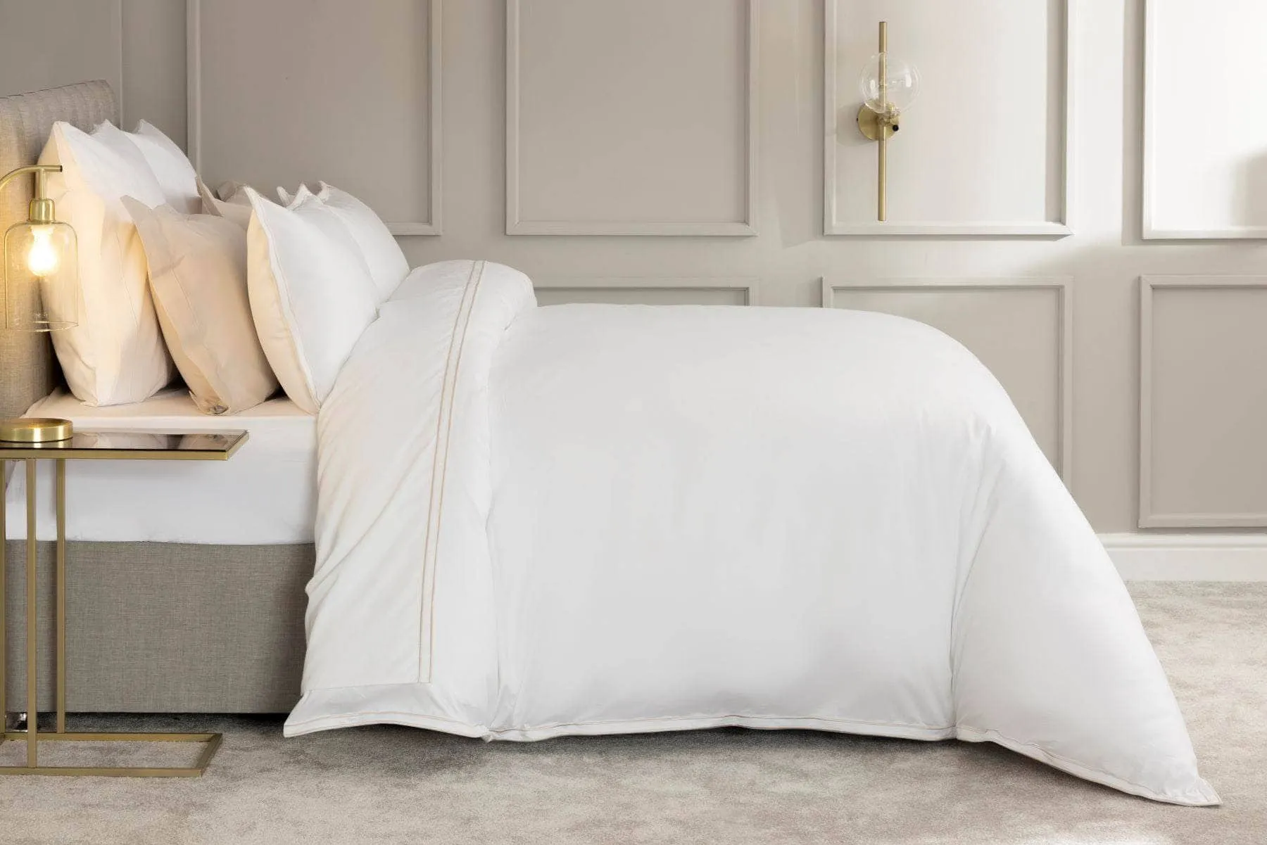 Savoy Oyster Duvet Set - Multiple Sizes