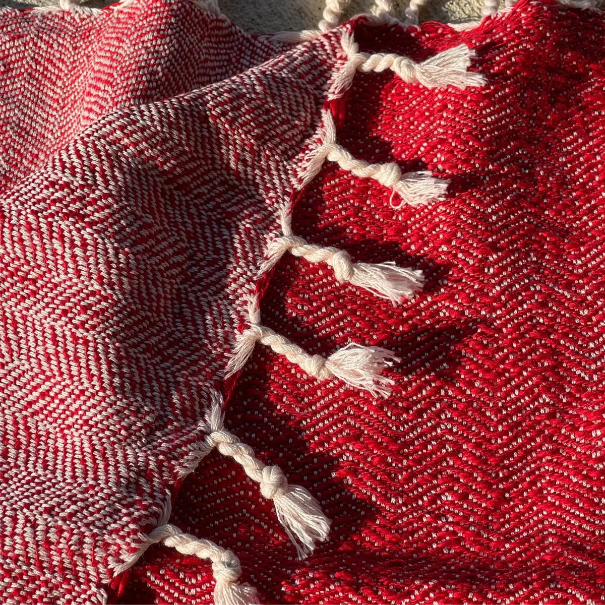 Scarlet Turkish Throw