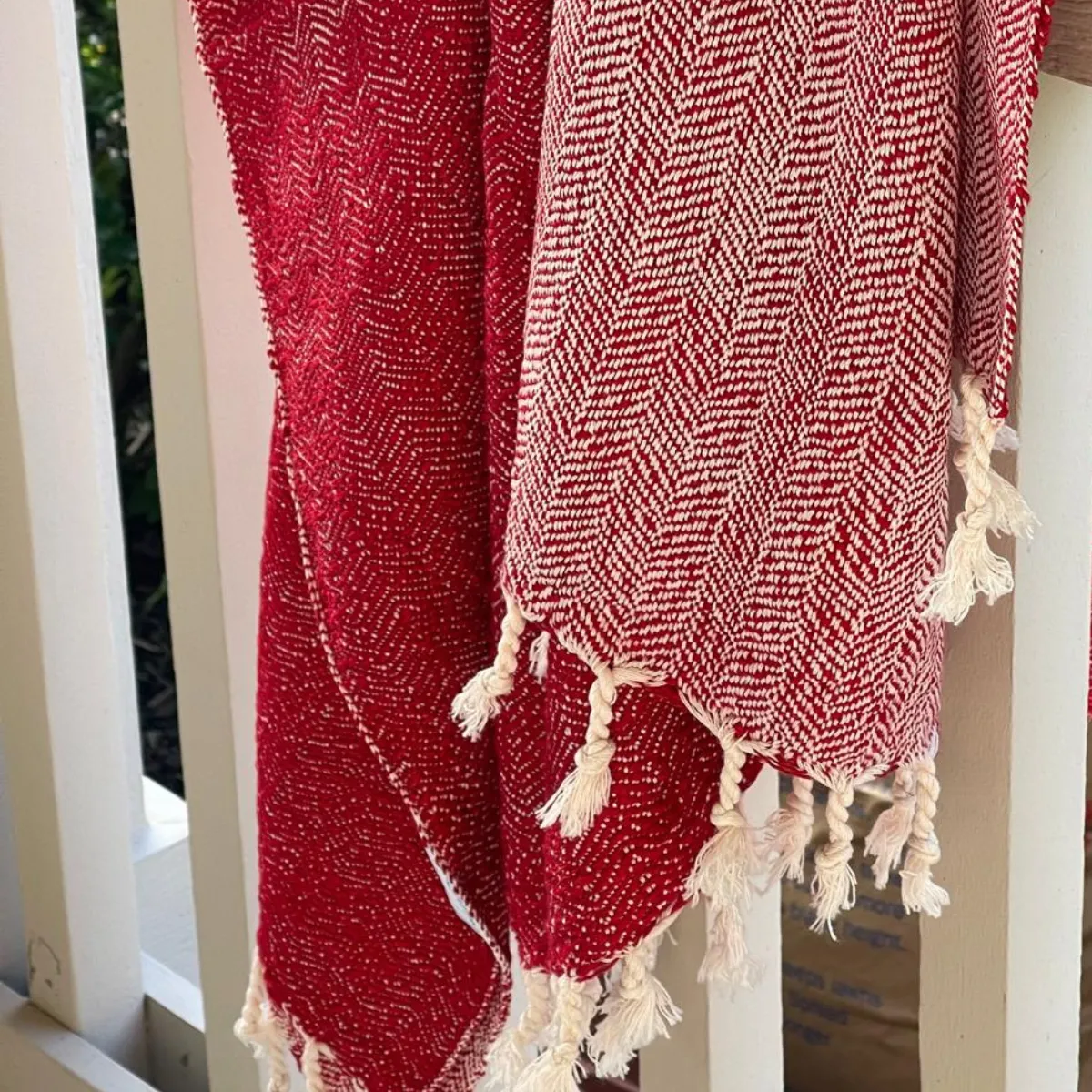 Scarlet Turkish Throw