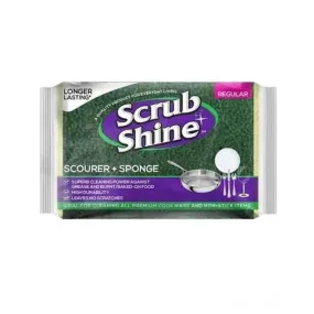 SCRUB SHINE SCOURER SPONGE REGULAR SKU00159