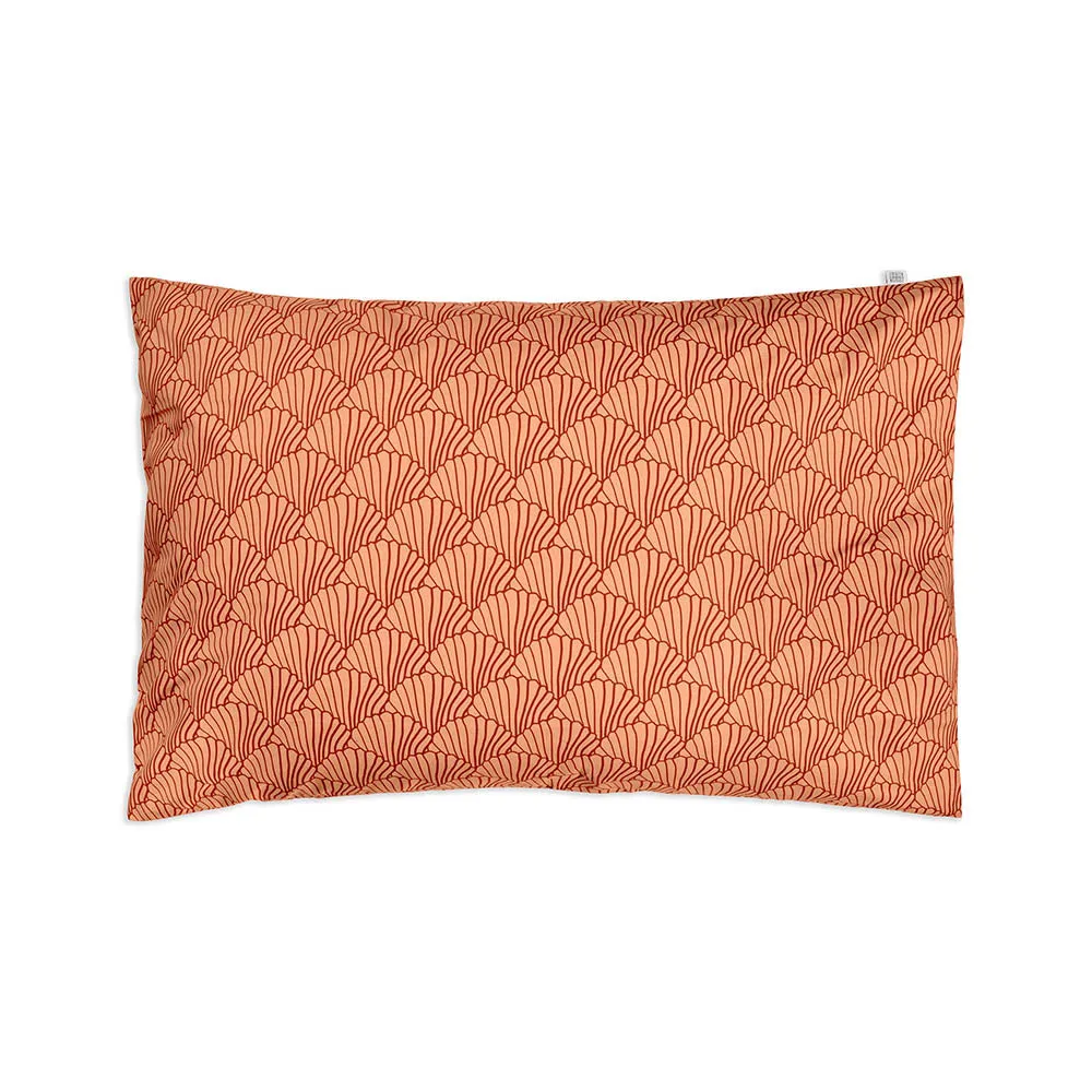 SEASHELLS | Terracotta Burgundy | Pillowcase | 40x80cm / 15.7x31.5"