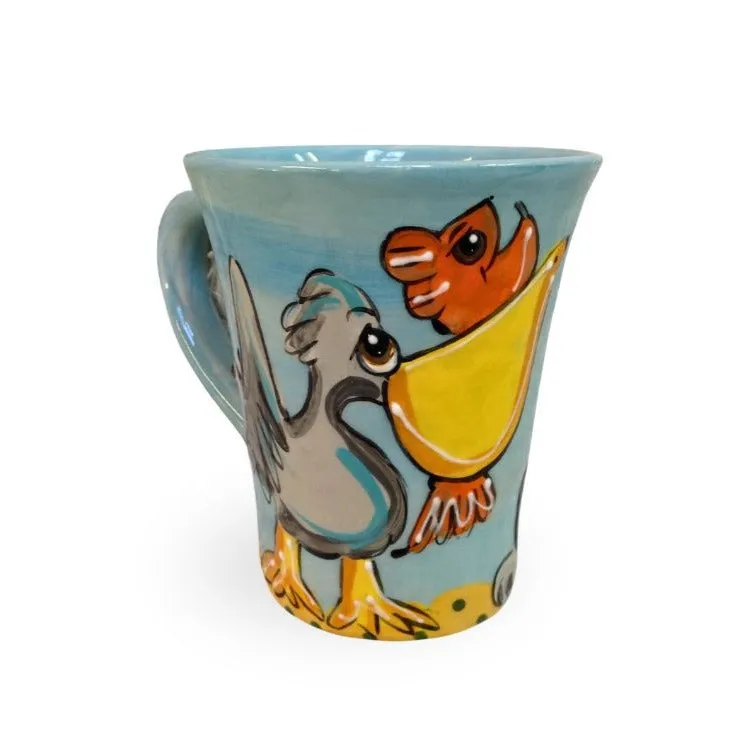 Seaside Schnauzer Ceramic Mug