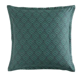 Secret Garden European Pillowcase Green