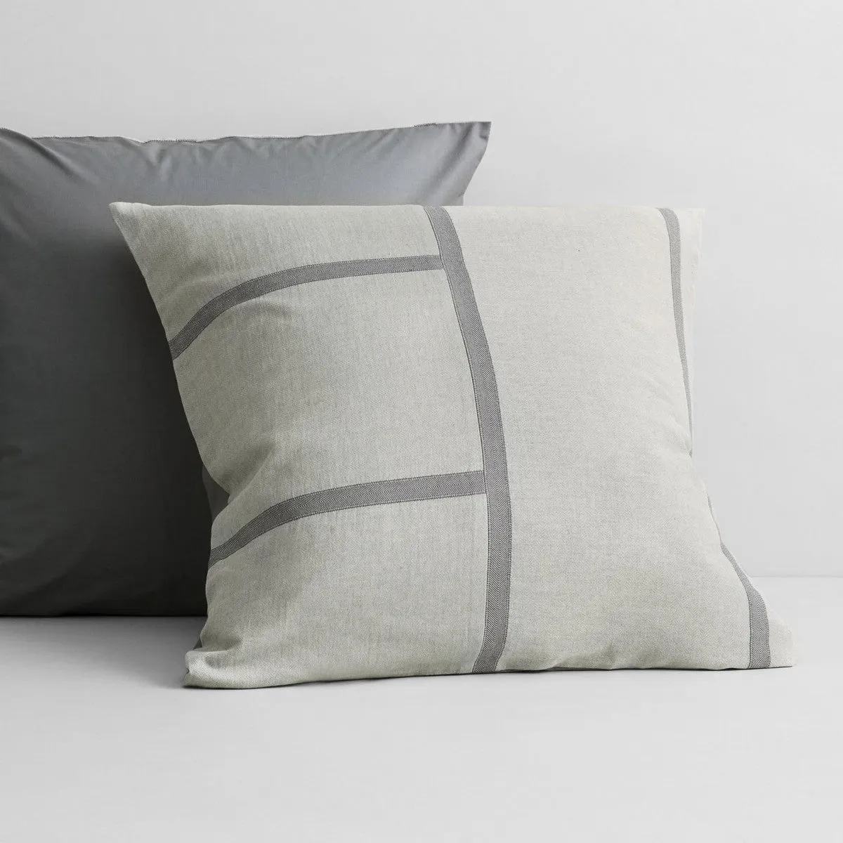 Selvedge Jade European Pillowcase Pair by Sheridan X Jac Jack