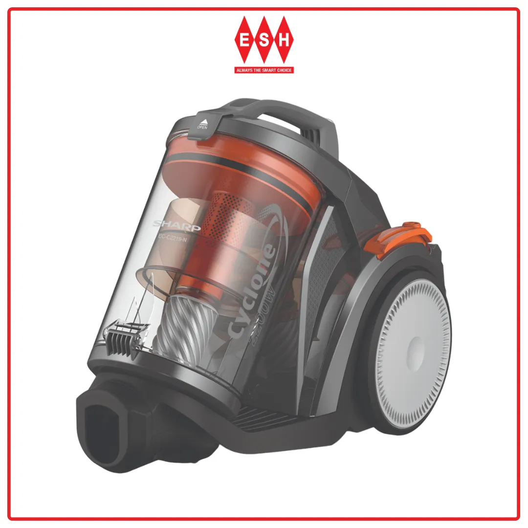 Sharp ECC2219N 2200W 3.0L Dust Capacity Bagless Vacuum Cleaner