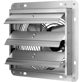 Shutter Exhaust Fan Aluminum 12 Inch