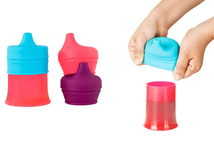 Silicone Sippy Cup Lid with Straw