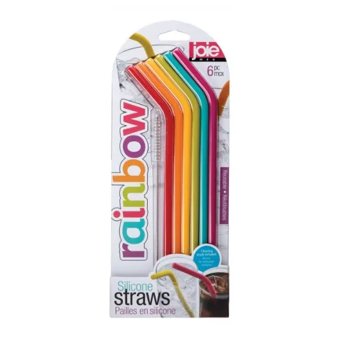 Silicone Straws - Rainbow