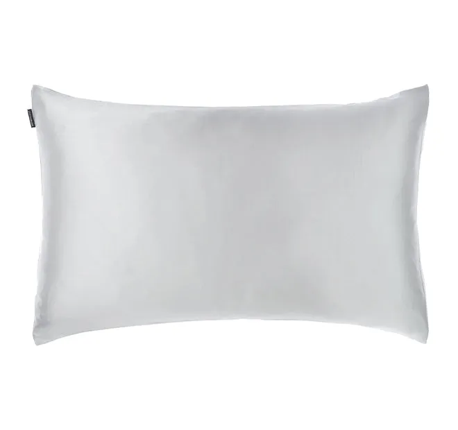 Silk Standard Pillowcase Silver