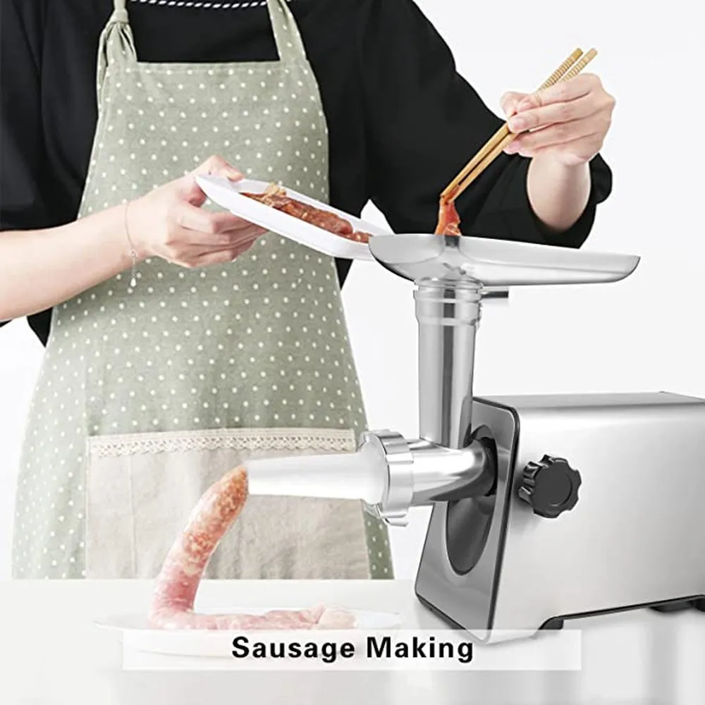 Simple Deluxe Electric Meat Grinder, Heavy Duty Meat Mincer, Food Grinder with Sausage & Kubbe Kit