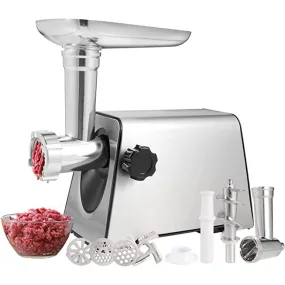 Simple Deluxe Electric Meat Grinder, Heavy Duty Meat Mincer, Food Grinder with Sausage & Kubbe Kit