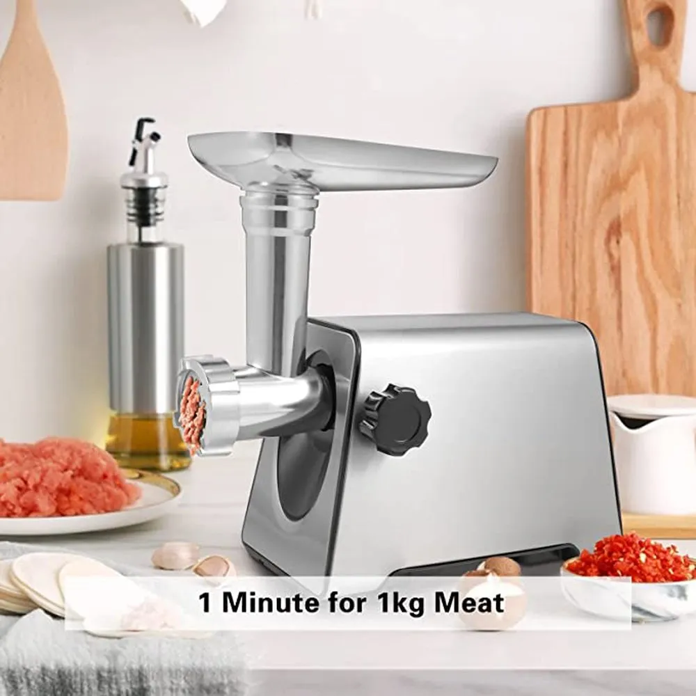 Simple Deluxe Electric Meat Grinder, Heavy Duty Meat Mincer, Food Grinder with Sausage & Kubbe Kit