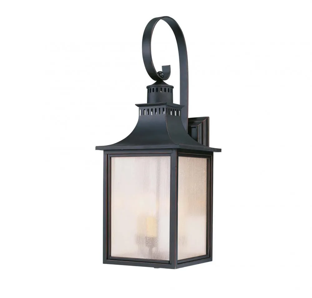 Slate Traditional Outdoor 3 Light Wall Sconce