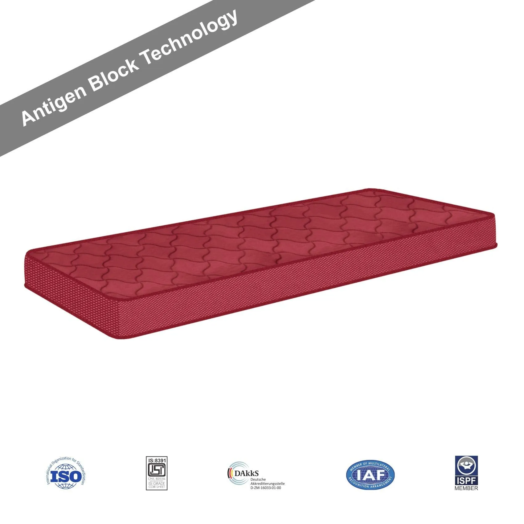 SLEEPSPA by COIRFIT Orthopedic Doctor Recommended Mattress King Size High Density(HR) Foam Dual Comfort, Back Pain Relief Vitara Mattress | Firm Mattresses with Quilted Fabric | 75X72X4