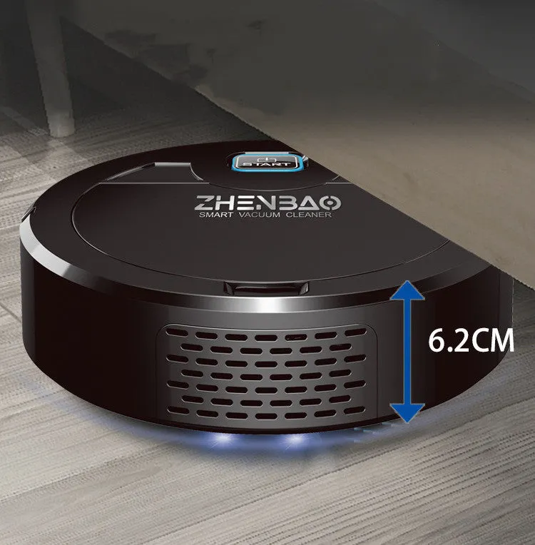 Slim Smart Vacuum Cleaner: Intelligent Anti-Collision & Edge Cleaning with USB Charging