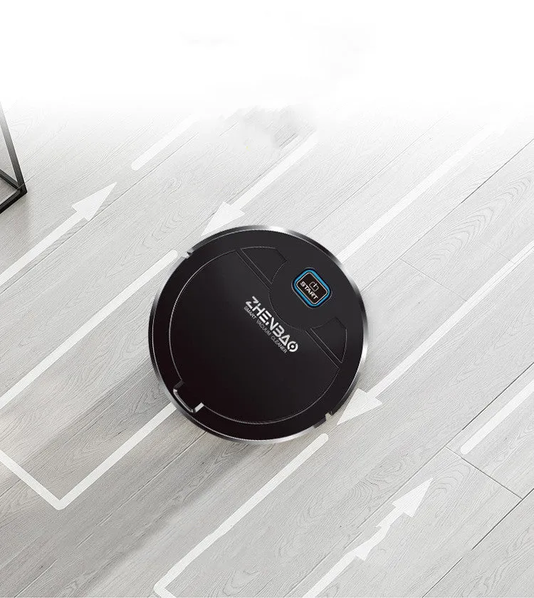 Slim Smart Vacuum Cleaner: Intelligent Anti-Collision & Edge Cleaning with USB Charging