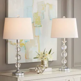 Solange 25" High Modern Glam Luxury Table Lamps Set of 2