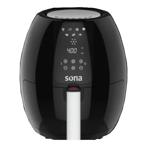 Sona Air Fryer, 5.5Lit, Black