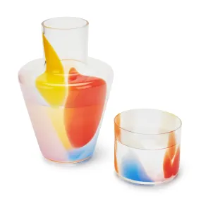 Splash Glass Carafe & Cup