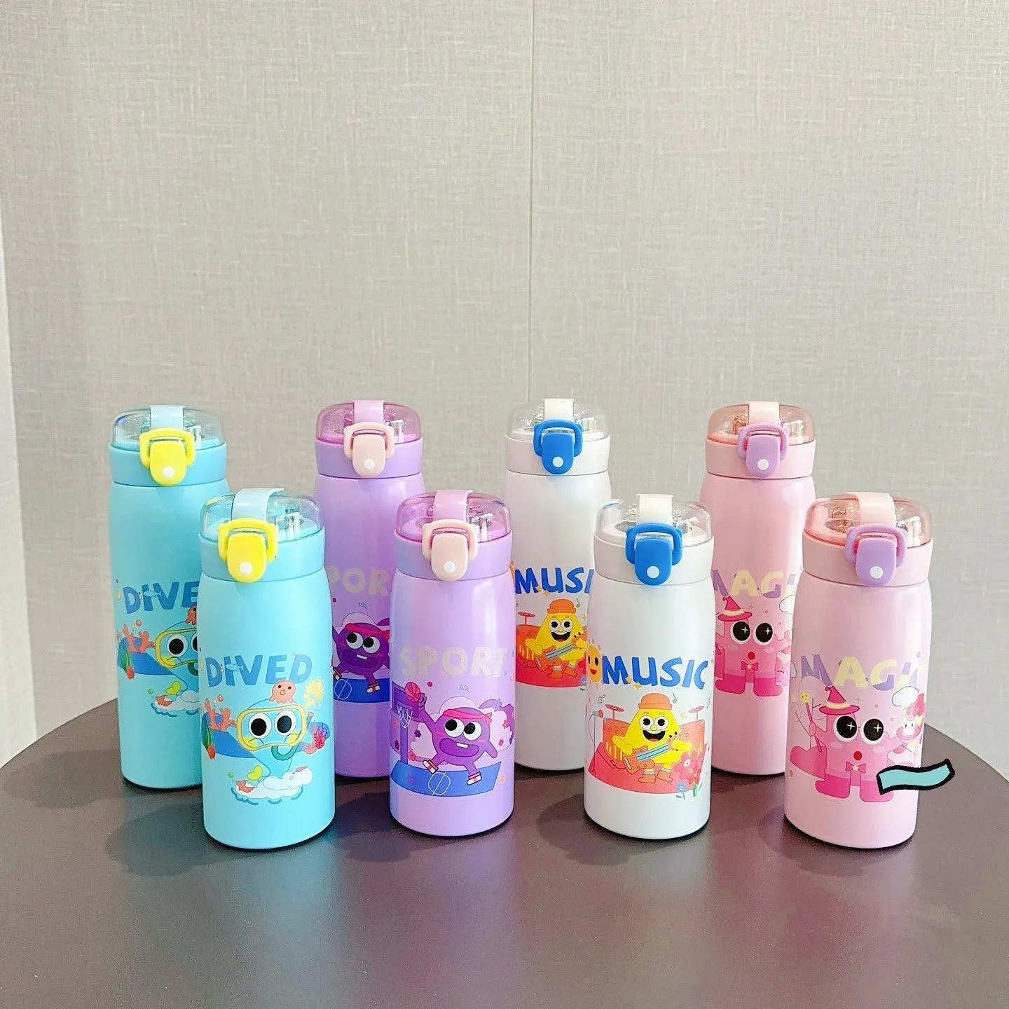 Stainless Steel Cartoon - Mini Water Bottle for Children School & Outdoor