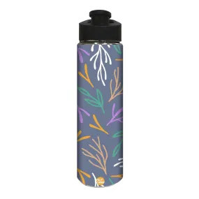 Stainless Steel Water Bottle -  Colorful Lines