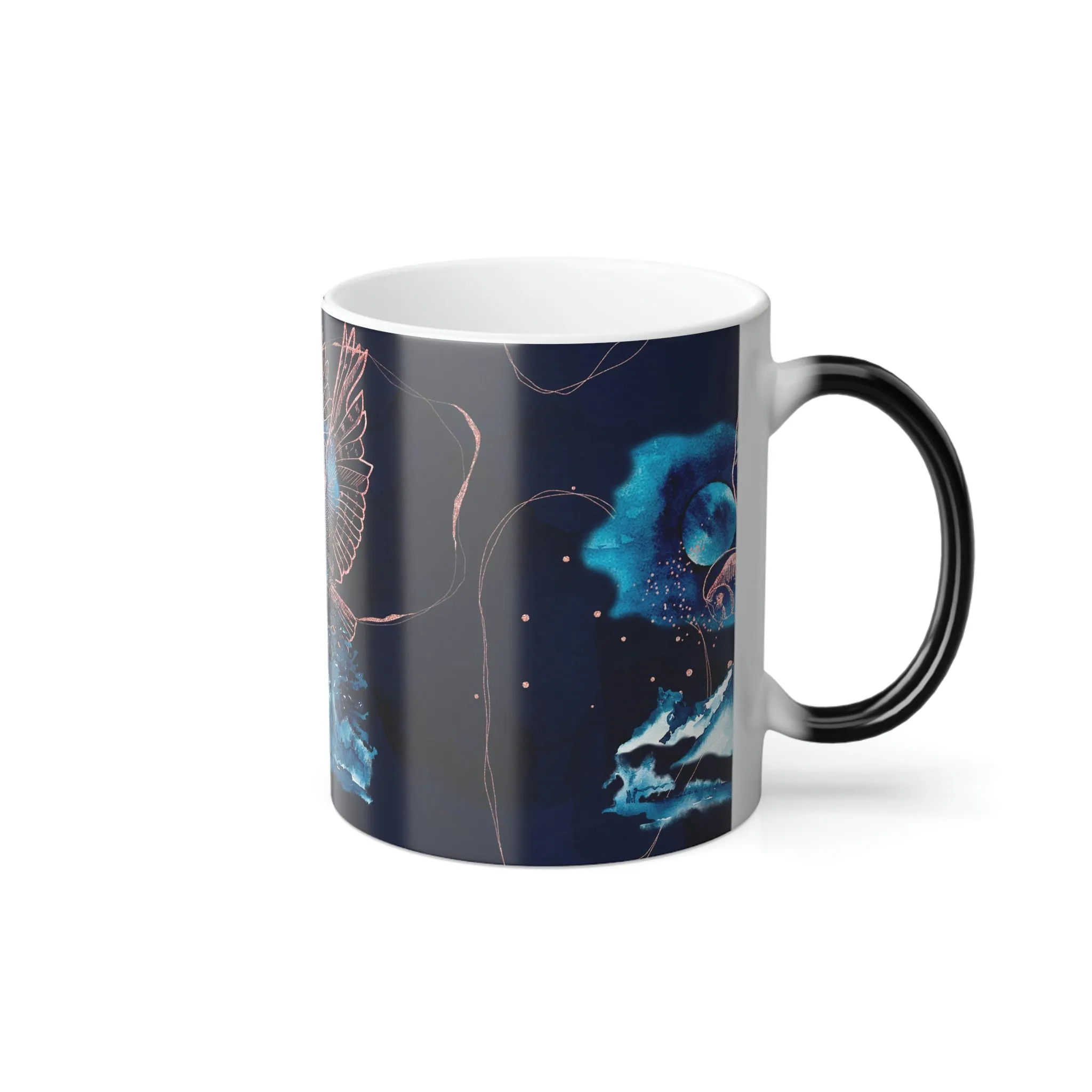 Starry night owl 11oz Color Morphing Mug